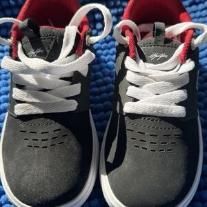 DC Kids Sneakers in Black and Red